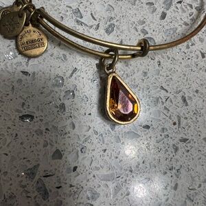 Alex and Ani bangle bracelet - November birth stone